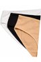 5-Piece Women's Bikini Panties Set – Non-Marking m Modal & P Cotton Black / White / Skin Color Options - 4