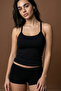 Women's 3-Piece Black Stitch-Free Second Skin Feel Premium Seamless Boyshort Boxer - 8