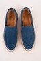 Covent Genuine Suede Leather Laceless Men's Casual Loafer Shoes - 5