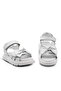 Mia Double Velcro Genuine Leather Girls' Sandals White - 6