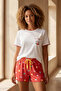 Women's Sea La Vie Submarine Printed Shorts Pajama Set