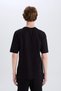 100% Cotton Oversize Crew Neck Basic Short Sleeve T-Shirt E6885Axns - 6