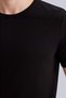 Slim Fit Crew Neck Modal Blended Cotton Basic Short Sleeve T-Shirt M6606Az24Au - 4