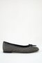 Romina; Platinum Shiny Stone, Ballerina Shoes - 4