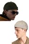 مجموعة صيفية من Skullcap صيفية قابلة للتعديل باللون الكاكي والبيج مكونة من قطعتين - 5