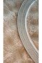 Premium Non-Slip Base Plush Bath Mat Set with Jute Edge Detail, 2-Piece Oval Round 100X60 60X60 - 5