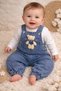 Long Arm Teddy Bear Salopet Girl Boy Baby Kids 2-Piece Set 6 Months, 9 Months, 12 Months - 2