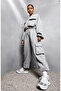 Sweatshirt with Side and Front Pocket Detail Jogger Bottom Set Women's Tracksuit Set K32 3020 - 4