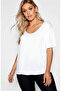 Oversize Wide Cut Women's Comfortable Loose Short Sleeve Top T-Shirt – K10 241 - 3
