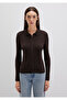 Polo Neck Knitwear Sweater 1710838-90704 - 3
