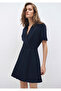 Polo Neck Navy Blue Dress 1310628 -82318 - 2