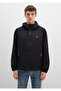 Water Repellent K Hooded Black Jacket Regular Fit / Normal Cut 0110610-71379 - 7