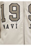 Jeans Printed Beige Faux Leather Jacket Loose Fit / Relaxed Fit 0110400-87213 - 8