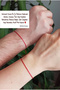 Red rope Bracelet - 2