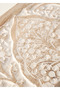Nala Mango Wood Decorative Hanger Natural-White (38X5X18 cm) - Ph - 3