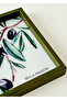 Olive Decorative Glass Tray Green (22X37 cm) - 3