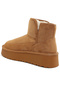 Women Chunky Platform Winter Boots in Camel - 3