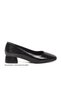 Black Wide Fit Women's Heeled Evening Dress Shoes 608421 Z - 2