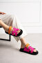 Fujia Suede Velcro Anatomical Comfortable Sole Women's Slippers - 6