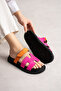 Fujia Suede Velcro Anatomical Comfortable Sole Women's Slippers - 7