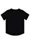 Flaming Sailboat Embroidered T-Shirt for 2-5 Years Old - Black 3-4 Years Old