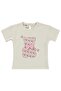 Teddy Bear Printed Bowknot Set for 6-18 Months - Ivory - 3