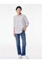 Cotton Regular Waist Straight Fit Jean Pants - Mark Jean