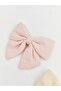 Ecru Bow Patterned Baby Girl Buckle Set of 2 (S6) - 3