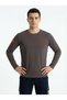 Gray 112 Emergency Health Crew Neck Long Sleeve T-Shirt Unisex - 3