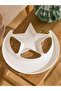 Moon and Star Figured Porcelain Snack Bowl 26 cm (S6) - 2