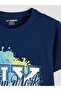 New York Printed Boys' Pajama Set (S6) - 3