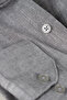 Men's Gray Shirt with Linen Effects, Pocketed Cotton Long Sleeves - 5