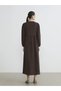 Balloon Sleeve Muslin Long Dress (S6) - 5