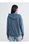 Black Hooded Soft Touch Women's Zippered Sweatshirt (S6) - 4