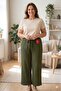 New Season Plus Size Twisted Elastic Pants