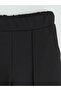 Black Women's Trousers with Elastic Waist (S6) - 6
