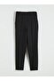 Black Women's Trousers with Elastic Waist (S6) - 5