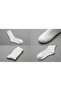 Women's White Cotton Half-Cover Tennis Socks 4-Pack - 2