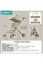 Lightweight Baby Stroller, Multifunctional Travel Cabin, One-Hand Folding Babies Strollers for Newbo - 8