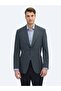 Indigo Patterned Modern Fit Jacket