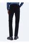 Navy Blue Woven Slim Fit Velvet Casual Cotton Blended Pants - 4