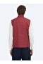 Red Regular Fit Mock Neck Casual Knitted Reversible Sports Vest - 7