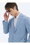 Blue Patterned Modern Fit Jacket - 3