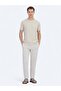 تي شيرت بيج سادة برقبة دائرية من مزيج القطن - 2