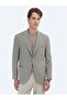 Brown Patterned Modern Fit Jacket