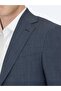 بدلة صوفية حديثة منقوشة باللون الأزرق الداكن - 4