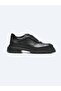 Black Leather Sneakers