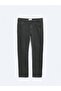 Anthracite Woven Slim Fit Casual Cotton Blended Trousers - 5