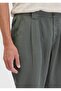 Khaki Straight Woven Jogging Fit Casual Cotton Blended Pants - 3