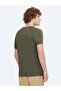 Khaki Crew Neck Jacquard Knitwear - 5